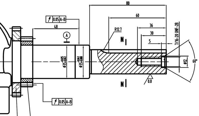Silnik Rato RV340 wał pionowy 25.4 mm / 80 mm RV340D zdjęcie 2