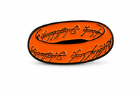 Ring Of Power | 4 cm | Metal | Przypinka Filmowa | Lord Of The Rings