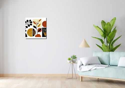 Obraz 50x50cm Kolaż Botaniczny na Arena.pl