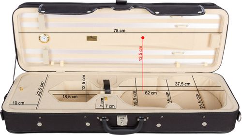 Futerał skrzypcowy skrzypce City 4/4 M-case Kremowy na Arena.pl