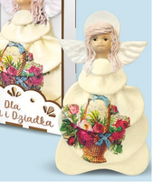 aniołek modlący w pudełku dla Babci i Dziadka | 7034-BD