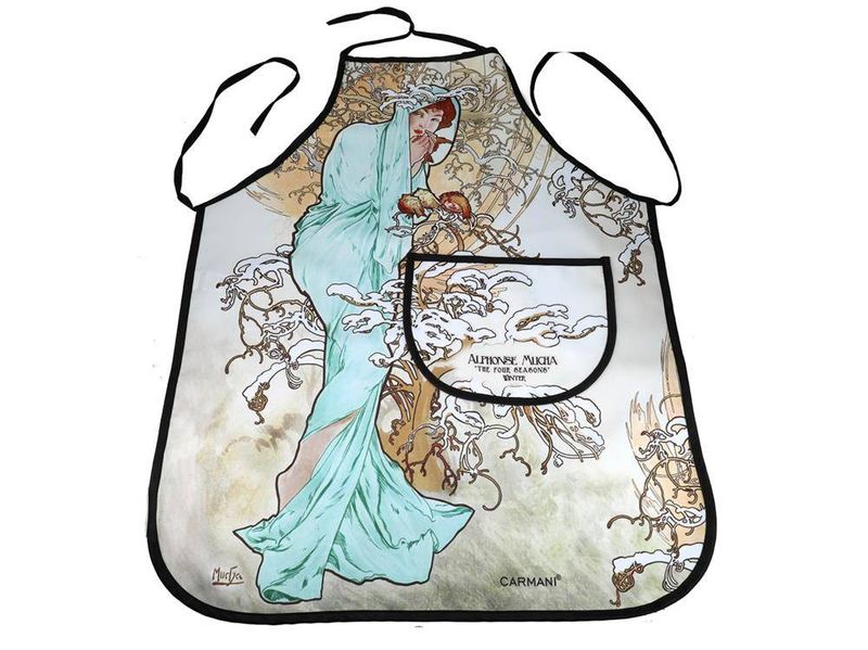 Fartuszek kuchenny - A. Mucha, Zima (CARMANI) zdjęcie 2
