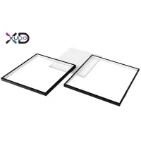 Żyrandol LED 57W regulowana barwa 3000-6000K IP20 czarny mat 79x58cm