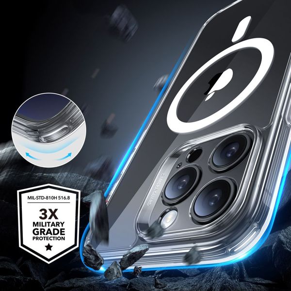 esr classic pro set halolock magsafe iphone 16 pro max clear zdjęcie 4