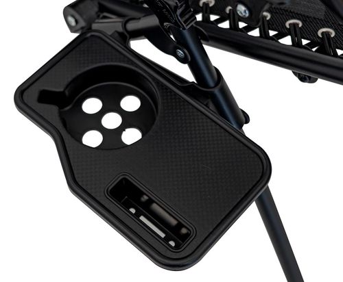 Leżak Ogrodowo Plażowy Czarny na Arena.pl