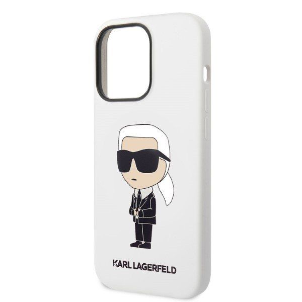 Karl Lagerfeld KLHCP14LSNIKBCH iPhone 14 Pro 6,1" hardcase biały/white zdjęcie 6