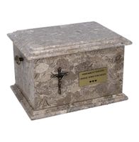 Urna z krzyżem lub różą na ludzkie prochy Krzyż / Tabliczka