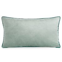 Poduszka Gaja 3 30x50 cm szałwiowa welwet dekoracyjna elegancka