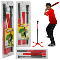 zestaw do gry w baseball dla dzieci kijek baseballowy piłeczka stojak 995