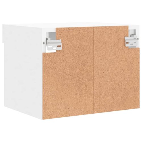 Szafka nocna z oświetleniem LED, ścienna, biała na Arena.pl