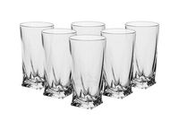 BOHEMIA QUADRO Szklanki 350 ml 6 sztuk