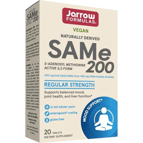 JARROW FORMULAS SAMe 200 mg (60 tabl.) zdjęcie 1