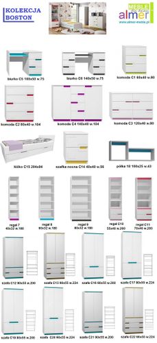 szafa BOSTON MDF C19 90x55 w.200 na Arena.pl