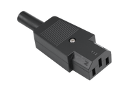 GNI0121 Gniazdo AC 3PIN na kabel komput.