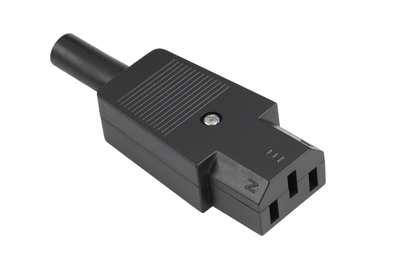 GNI0121 Gniazdo AC 3PIN na kabel komput. zdjęcie 1