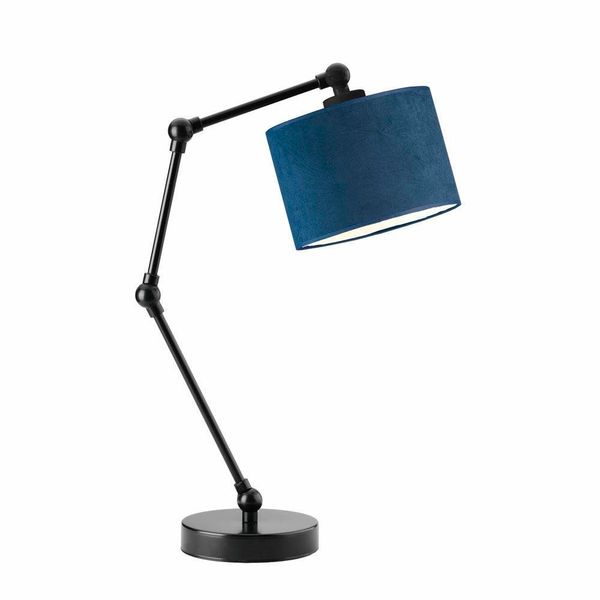 Lampka ASMARA VELUR czarna morska zdjęcie 1