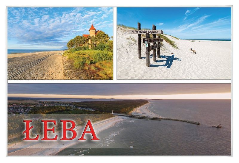 Łeba - magnes szklany zdjęcie 1