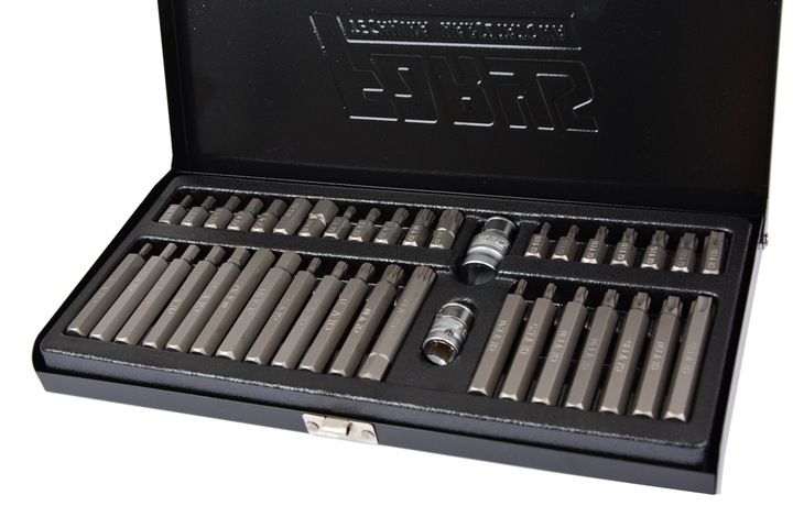 ZESTAW BITÓW KOŃCÓWKI IMBUS TORX SPLINE 40el FARYS zdjęcie 1