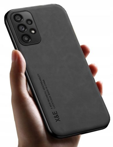 Etui Skórzane DO SAMSUNG GALAXY A52s A52 5G A52s 5G Case + Szkło Czarne na Arena.pl