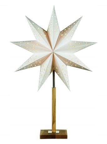 Gwiazda stojąca Solvalla 700323 biała dąb wys.65cm zdjęcie 1