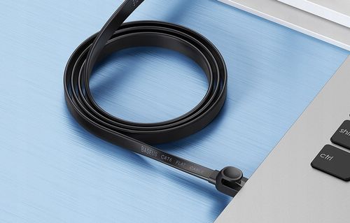 BASEUS PŁASKI KABEL SIECIOWY INTERNETOWY LAN ETHERNET RJ45 CAT 6 10GBPS 15M na Arena.pl