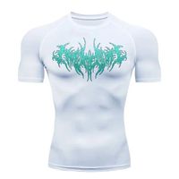 Koszulka kompresyjna z krótkim rękawem XXSs(US 32) / Picture 4XL(US 50)