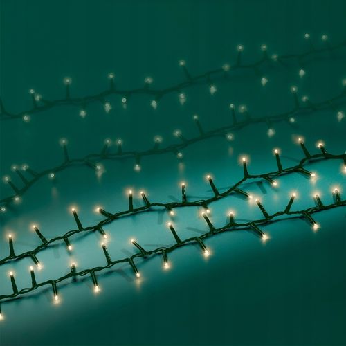 Gęste Oświetlenie Choinki COMPACT Lampki Choinkowe 3000 LED 60 M Ciepłe na Arena.pl