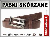 JBN BL 3/1 Pasek MESKI SKORZANY Klamra BLACHA 3cm