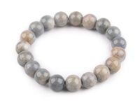 Bransoletka na gumce szklane koraliki