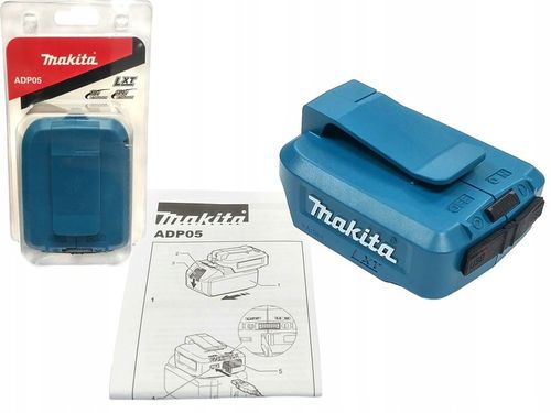 MAKITA Adapter ładowarka 2 x USB powerbank 18V 14,4V LXT ADP05 na Arena.pl