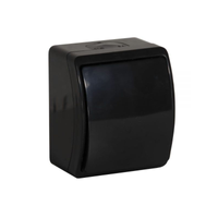 Koala łącznik jednobiegunowy natynkowy IP44 czarny