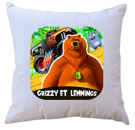 Poduszka Grizzy i Lemingi zdjęcie 1