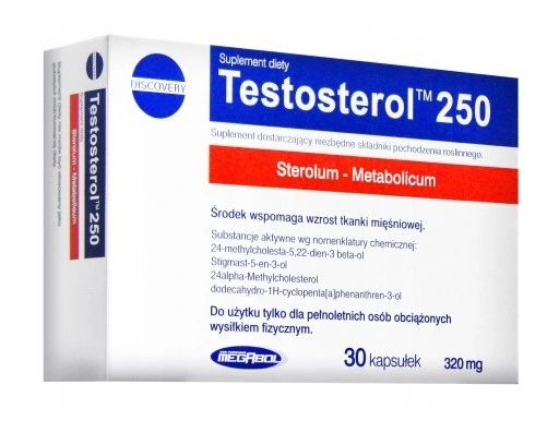 Megabol Biosterol 30 kapsułek + Testosterol 250 30 kapsułek zdjęcie 3