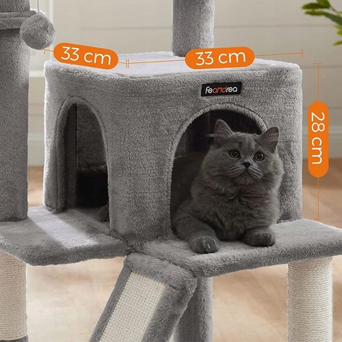 DRAPAK DLA KOTA DUŻY LEGOWISKO DOMEK ZABAWKA WIEŻA SŁUPEK 3 POZIOMY 96cm na Arena.pl