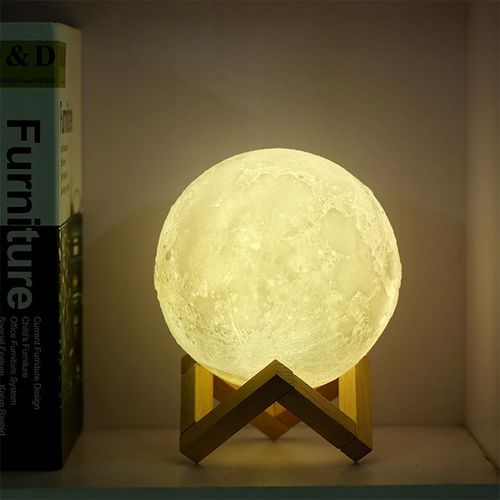 LAMPKA NOCNA 3D Księżyc 48cm MOONLIGHT RGB + pilot na Arena.pl