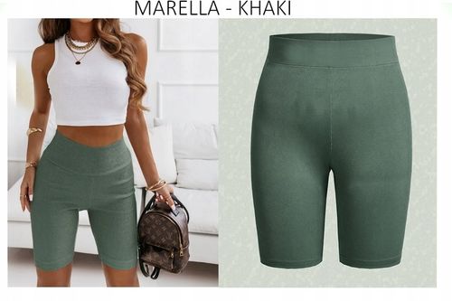KRÓTKIE LEGGINSY KOLARKI BIKER SHORTS PRĄŻEK 3/4XL na Arena.pl