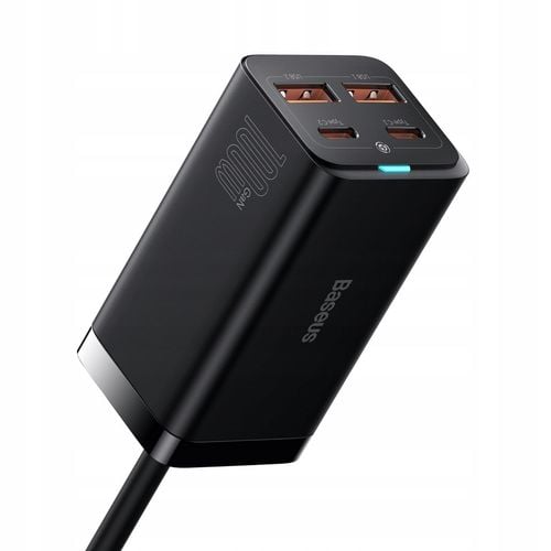 BASEUS SZYBKA ŁADOWARKA GaN3 2x USB-C/2x USB 100W na Arena.pl