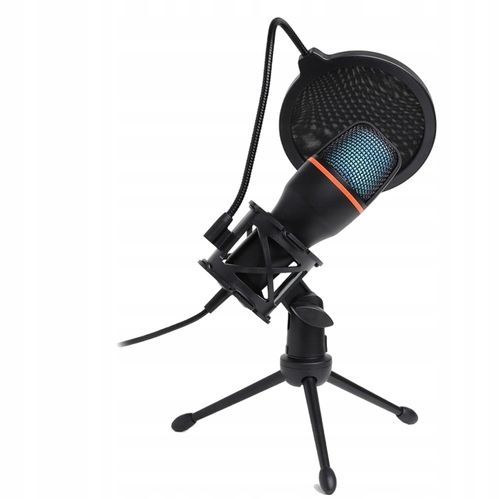 MIKROFON DO KOMPUTERA PC POJEMNOŚCIOWY USB LED RGB na Arena.pl