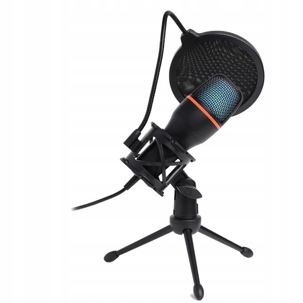 MIKROFON DO KOMPUTERA PC POJEMNOŚCIOWY USB LED RGB zdjęcie 2