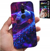 ETUI DO XIAOMI REDMI 8 - WĄŻ KOBRA GRZECHOTNIK GADY CASE + FOLIA
