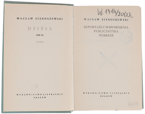 Wacław Sieroszewski Reportaże i wspomnienia 1963 na Arena.pl
