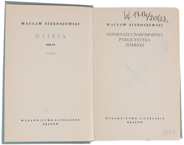 Wacław Sieroszewski Reportaże i wspomnienia 1963 zdjęcie 8
