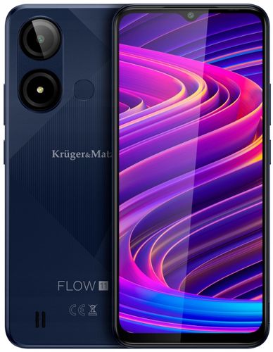 Smartfon Kruger&Matz Flow 11 6,56" 4/64Gb Dualsim 4000Mah Lte Granatowy na Arena.pl