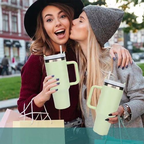 KUBEK TERMICZNY do kawy herbaty TERMOS szczelny ze słomką KAMILLE 1200ml na Arena.pl