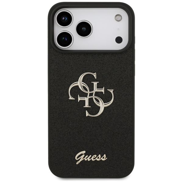 Etui Guess Fixed Glitter Big 4G do iPhone 17 Pro Max czarny zdjęcie 3