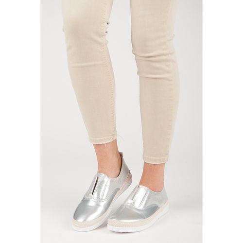 Srebrne Trampki Espadryle r.40 na Arena.pl
