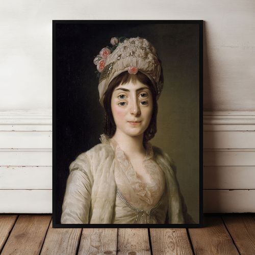 Plakat oczy hindi pop art 21x30 cm w czarnej ramie na Arena.pl