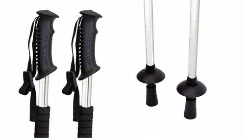 KIJE TREKKINGOWE DO NORDIC WALKING LINE SPORT REGULOWANE LEKKIE SREBRNE na Arena.pl