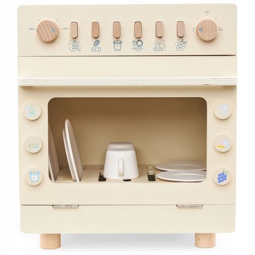 Zmywarka Dla Dzieci Drewniania z Akcesoriami Naczynia Talerze Bezpieczna na Arena.pl