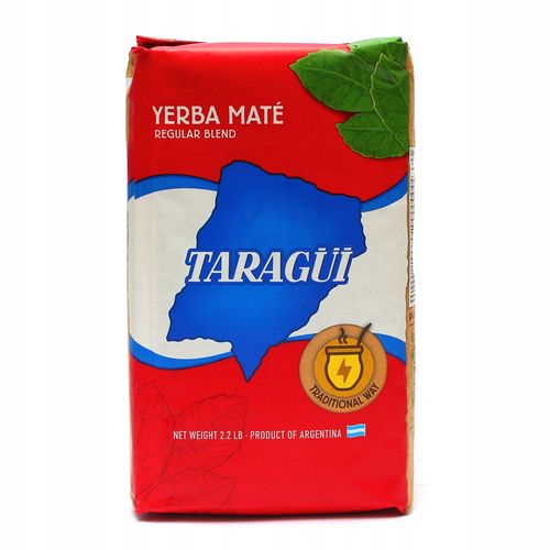 Yerba Mate Taragui Elaborada Con Palo Tradicional 5x1kg 5kg ZESTAW na Arena.pl